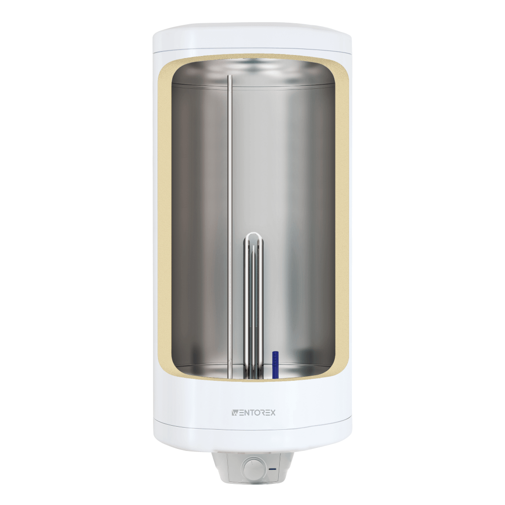 WENTOREX White IEWHd 150 rozsdamentes elektromos vízmelegítő (150 liter / 2 kW / Ø454 mm)