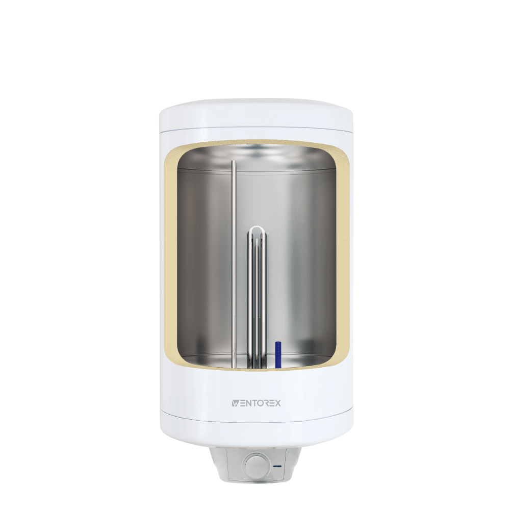 WENTOREX White IEWHd 50 rozsdamentes elektromos vízmelegítő (50 liter / 2 kW / Ø454 mm)