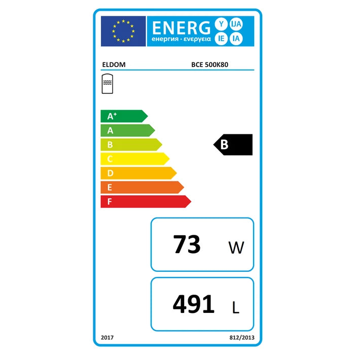 ELDOM BCE - EWH 300 álló elektromos vízmelegítő tartály (6 kW)