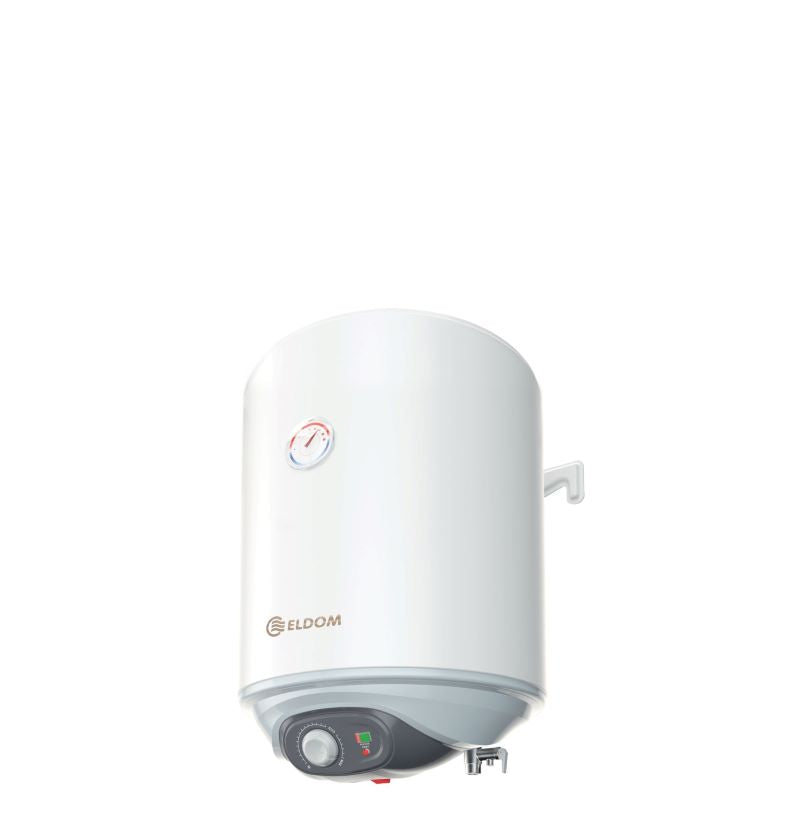 ELDOM Eureka DA-30 - csökkentett szervizigényű elektromos vízmelegítő (30 liter / 1,6 kW / 387 mm Ø)