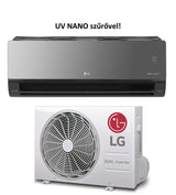 LG Klíma AC12BK ARTCOOL oldalfali split (R32, 3,5 kW, fekete)
