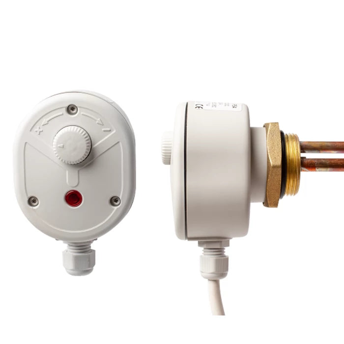 UNIVAL elektromos fűtőbetét termosztáttal 6/4" (galvanizált / 2 kW / 230V)
